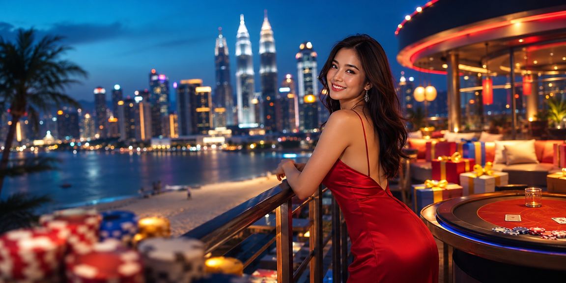 Permainan poker dalam talian di Kuala Lumpur dengan antara muka moden