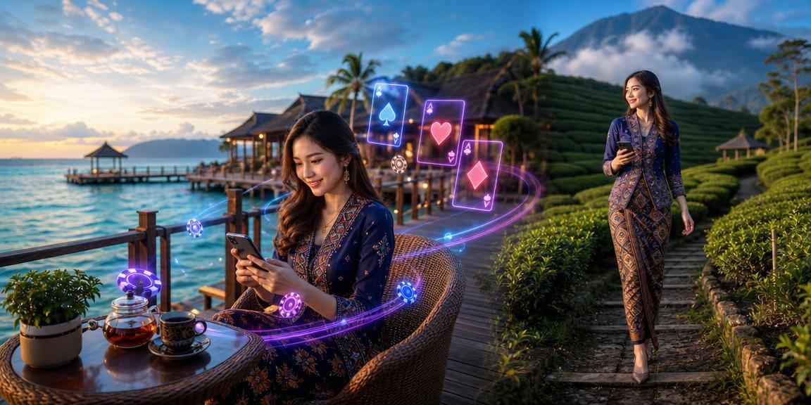Permainan poker dalam talian di Sabah dengan meja virtual interaktif